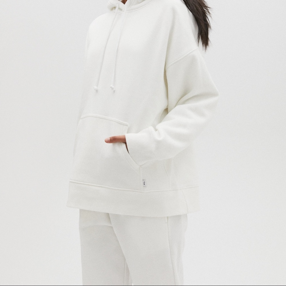 White COZY AF BF sweater